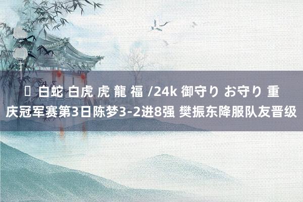 ✨白蛇 白虎 虎 龍 福 /24k 御守り お守り 重庆冠军赛第3日陈梦3-2进8强 樊振东降服队友晋级