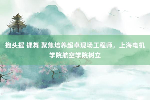 抱头摇 裸舞 聚焦培养超卓现场工程师，上海电机学院航空学院树立