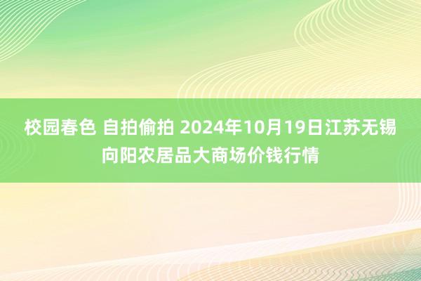 校园春色 自拍偷拍 2024年10月19日江苏无锡向阳农居品大商场价钱行情