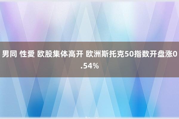 男同 性愛 欧股集体高开 欧洲斯托克50指数开盘涨0.54%