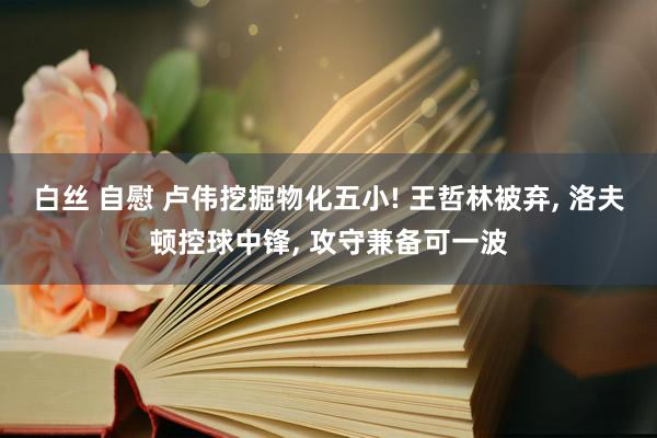 白丝 自慰 卢伟挖掘物化五小! 王哲林被弃， 洛夫顿控球中锋， 攻守兼备可一波