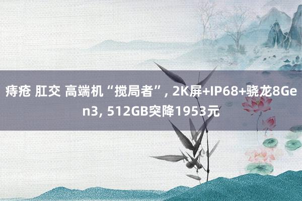 痔疮 肛交 高端机“搅局者”， 2K屏+IP68+骁龙8Gen3， 512GB突降1953元