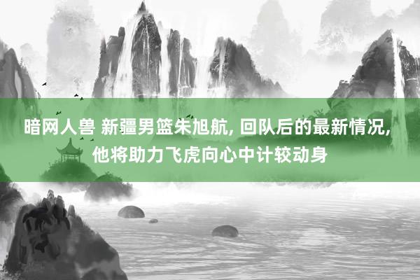 暗网人兽 新疆男篮朱旭航， 回队后的最新情况， 他将助力飞虎向心中计较动身